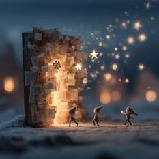 AI generated Image symbolising an Advent calender